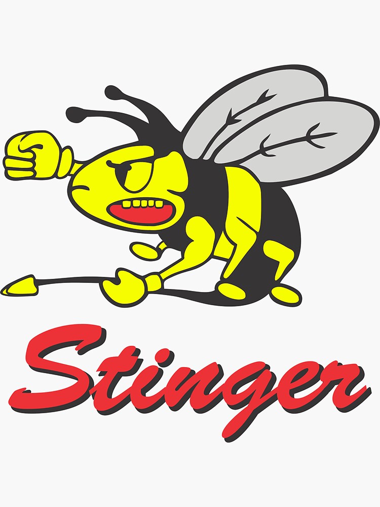 “Stinger Logo” Sticker for Sale by G-B-C-A | Redbubble
