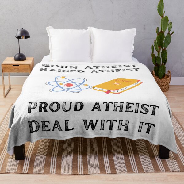 Item preview, Born atheist raised atheist proud atheist deal with it designed and sold by movie-popcorn.