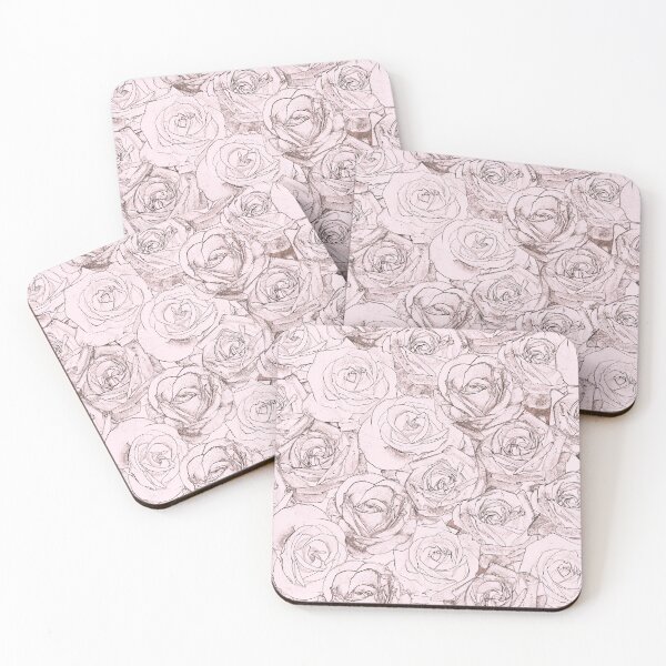 Item preview, Soft Pink Blooming Roses Design designed and sold by antevasinart.