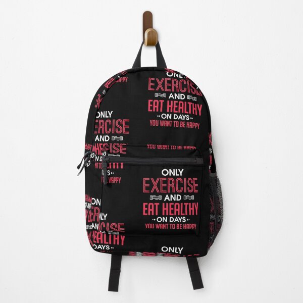 Item preview, Exercise Eat Healthy You Want to Be Happy designed and sold by FanityPrints.