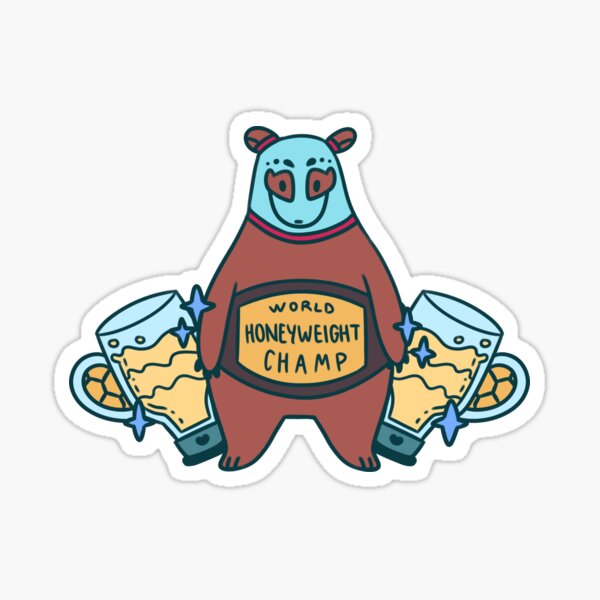 Lucha Bear Sticker
