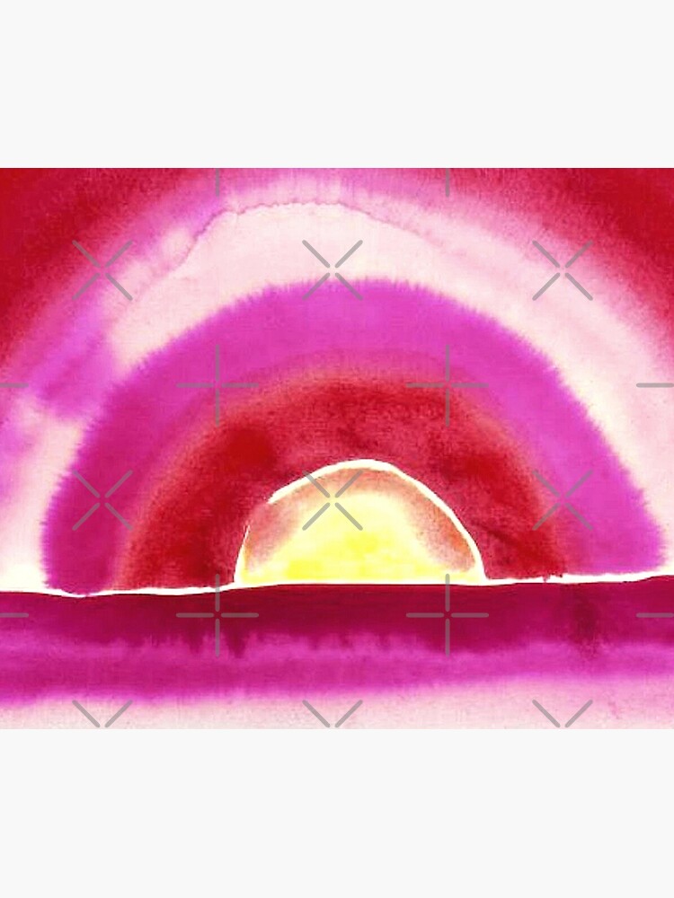 Sunrise by georgia O'keeffe art classic drawing 