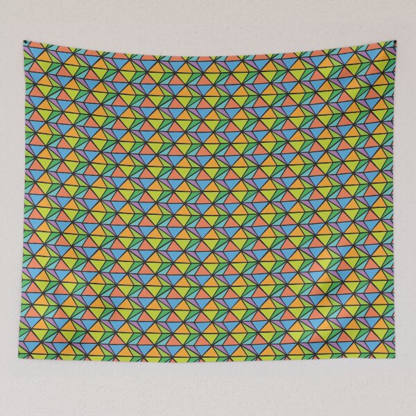 Item preview, Rainbow Diamonds Stainglass Pattern designed and sold by jeff-jones.