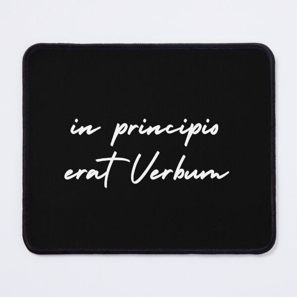 Item preview, In principio erat verbum bible book john chapter 1 latin designed and sold by natalisdesign.