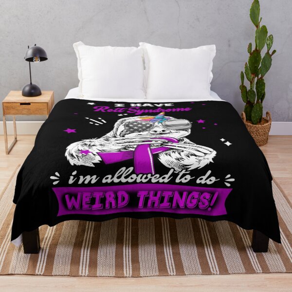 Item preview, Funny Sloth I Have Rett Syndrome I'm Allowed To Do Weird Things designed and sold by Kohend.