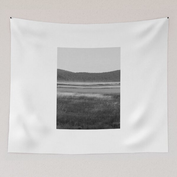 Item preview, B/N paisaje del lago cerknica designed and sold by barbich.