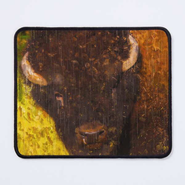 Item preview, American Buffalo Strong Oil Paint, American Bison Drawing, Native American Bison Art, Bison Artwork Native American designed and sold by Trendymotion.