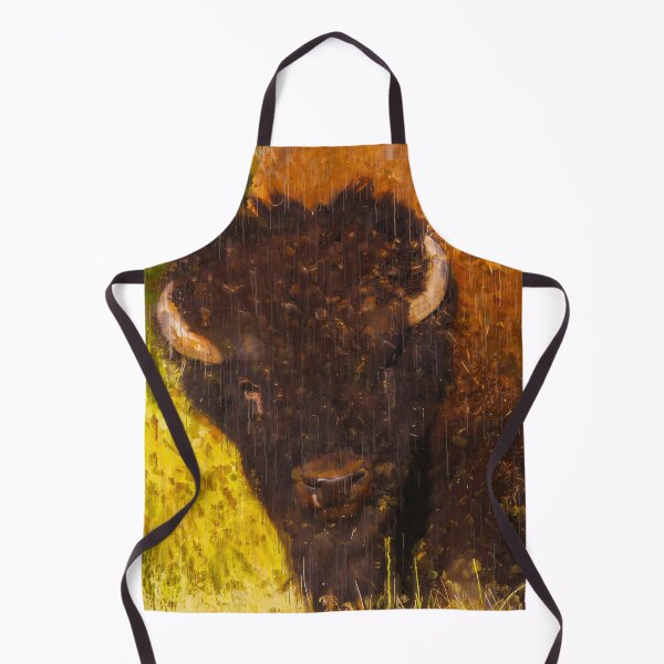 Item preview, American Buffalo Strong Oil Paint, American Bison Drawing, Native American Bison Art, Bison Artwork Native American designed and sold by Trendymotion.