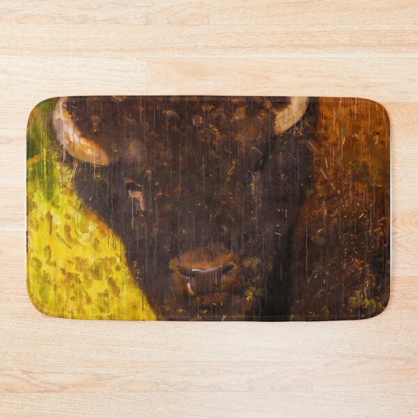 Item preview, American Buffalo Strong Oil Paint, American Bison Drawing, Native American Bison Art, Bison Artwork Native American designed and sold by Trendymotion.