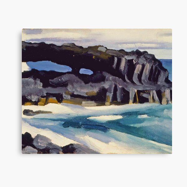 Vista previa del artículo con la obra «Black lava bridge hana coast no art of georgia O'keeffe art cartel clásico», diseñado y vendido por Golido.