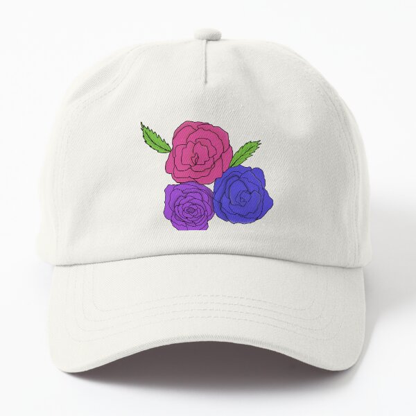 Aperçu de l'œuvre Roses drapeau Bi créée et vendue par ArboArtShop.