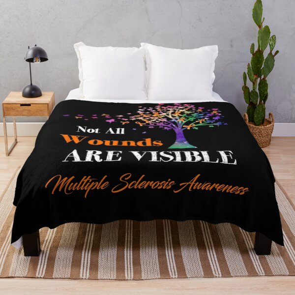 Item preview, Not All Wounds Are Visible Multiple Sclerosis Awareness designed and sold by Hatjar.