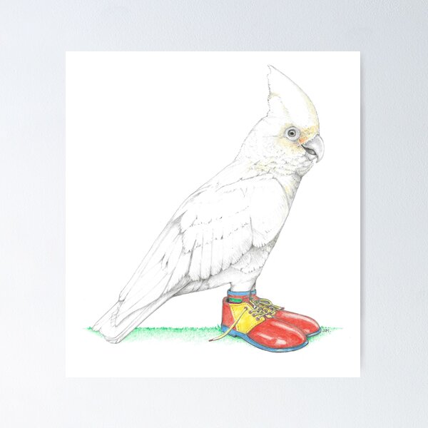 Item preview, Cockatoo in Clown Shoes designed and sold by JimsBirds.