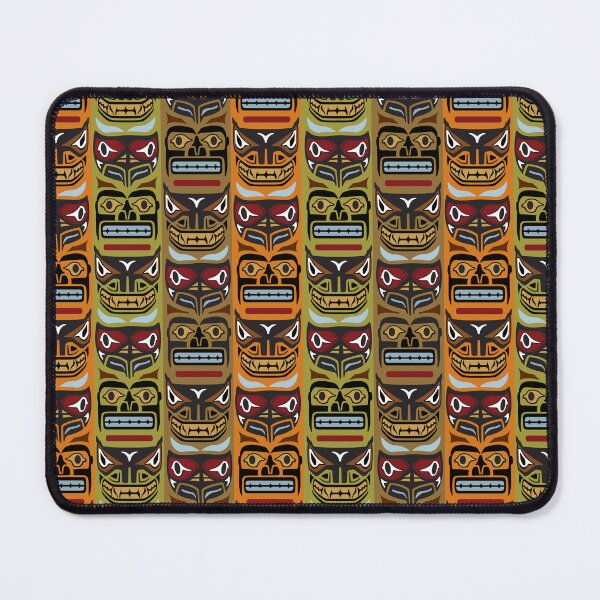 Item preview, Totem Pole Tiki Heads designed and sold by jeff-jones.