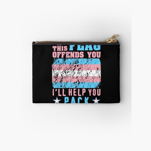 Item preview, If This Flag Offends You I'll Help You Pack - LGBTQ, Transgender Pride, Parody, Meme designed and sold by SpaceDogLaika.