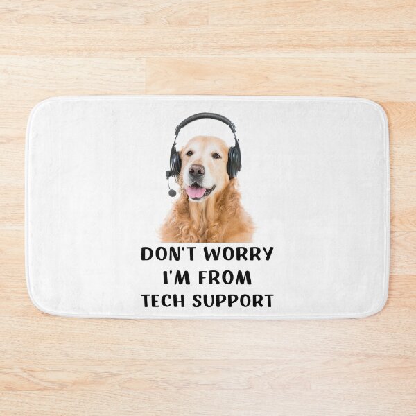Item preview, DON'T WORRY I'M FROM TECH SUPPORT FUNNY GOLDEN RETRIEVER designed and sold by appareltolove.