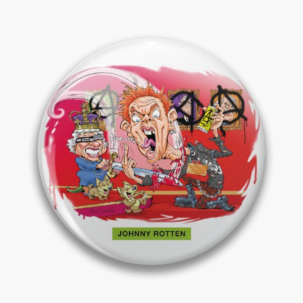 Item preview, Johnny Rotten - An illustration by Paul Cemmick designed and sold by TIGERDAVER.