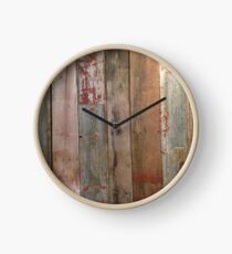 Farmhouse chic Rustic western country primitive barn wood Clock