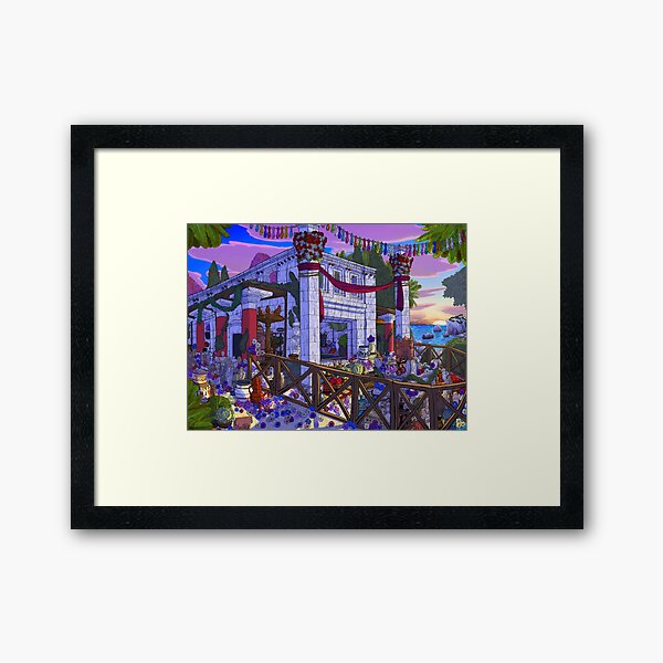 Sanctuary of Aphrodite Paphia in Kouklia, Cyprus #002 Framed Art Print