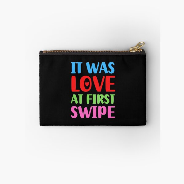 Item preview, It Was Love at First Swipe | Love designed and sold by FunnyFactDesign.