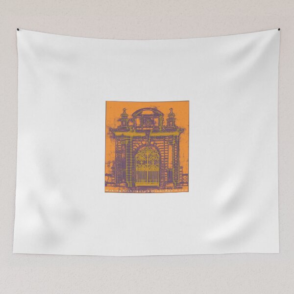 Item preview, Neon Orange Dream Gate designed and sold by ClassicArch.