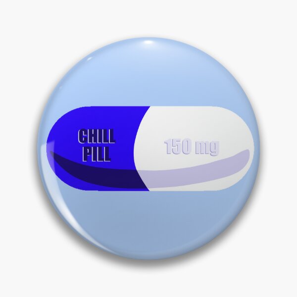 Item preview, Blue Chill Pill designed and sold by mollsdesignss.