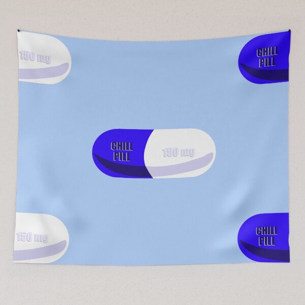 Item preview, Blue Chill Pill designed and sold by mollsdesignss.