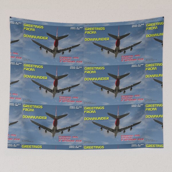 Item preview, Postcard From Australia (1st A380 Landing) 2008 designed and sold by muz2142.