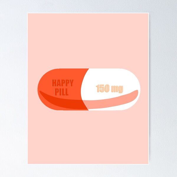 Item preview, Orange Happy Pill designed and sold by mollsdesignss.