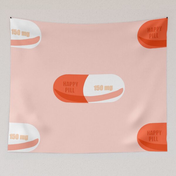 Item preview, Orange Happy Pill designed and sold by mollsdesignss.