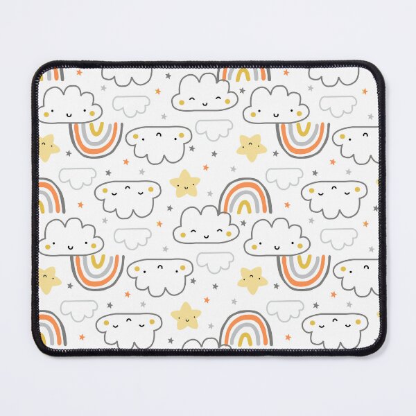 Item preview, Cloud with rainbow and star designed and sold by supermamarie.