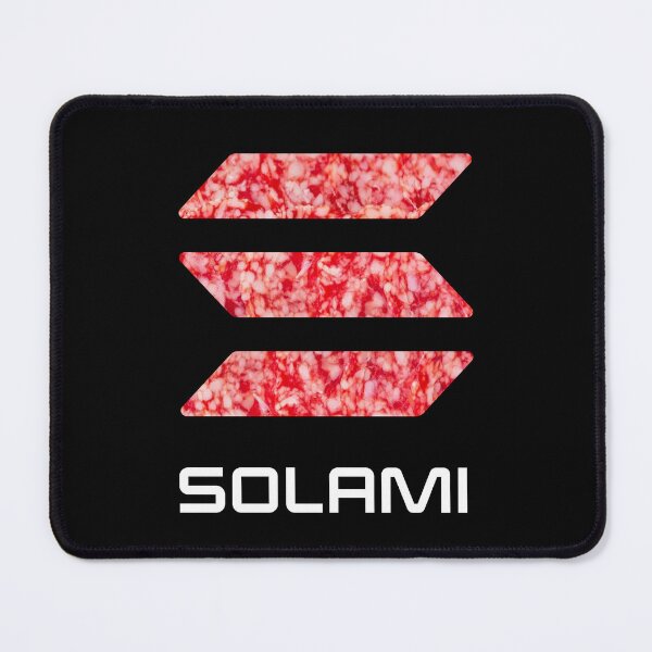 Item preview, Solami Solana Solano Web3 Cryptocurrency Logo Parody designed and sold by pixelbayco.