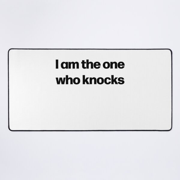Item preview, I am the one who knocks gym motivation quote designed and sold by designsbyted.
