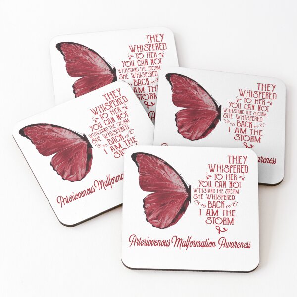 Item preview, Butterfly I Am The Storm Arteriovenous Malformation Awareness designed and sold by whlrcheryl.