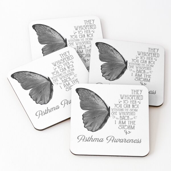 Item preview, Butterfly I Am The Storm Asthma Awareness designed and sold by whlrcheryl.