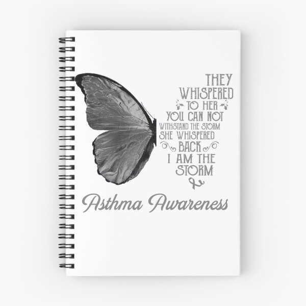 Item preview, Butterfly I Am The Storm Asthma Awareness designed and sold by whlrcheryl.