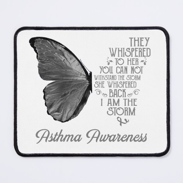 Item preview, Butterfly I Am The Storm Asthma Awareness designed and sold by whlrcheryl.