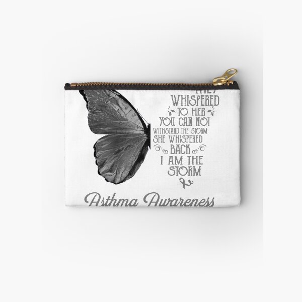 Item preview, Butterfly I Am The Storm Asthma Awareness designed and sold by whlrcheryl.