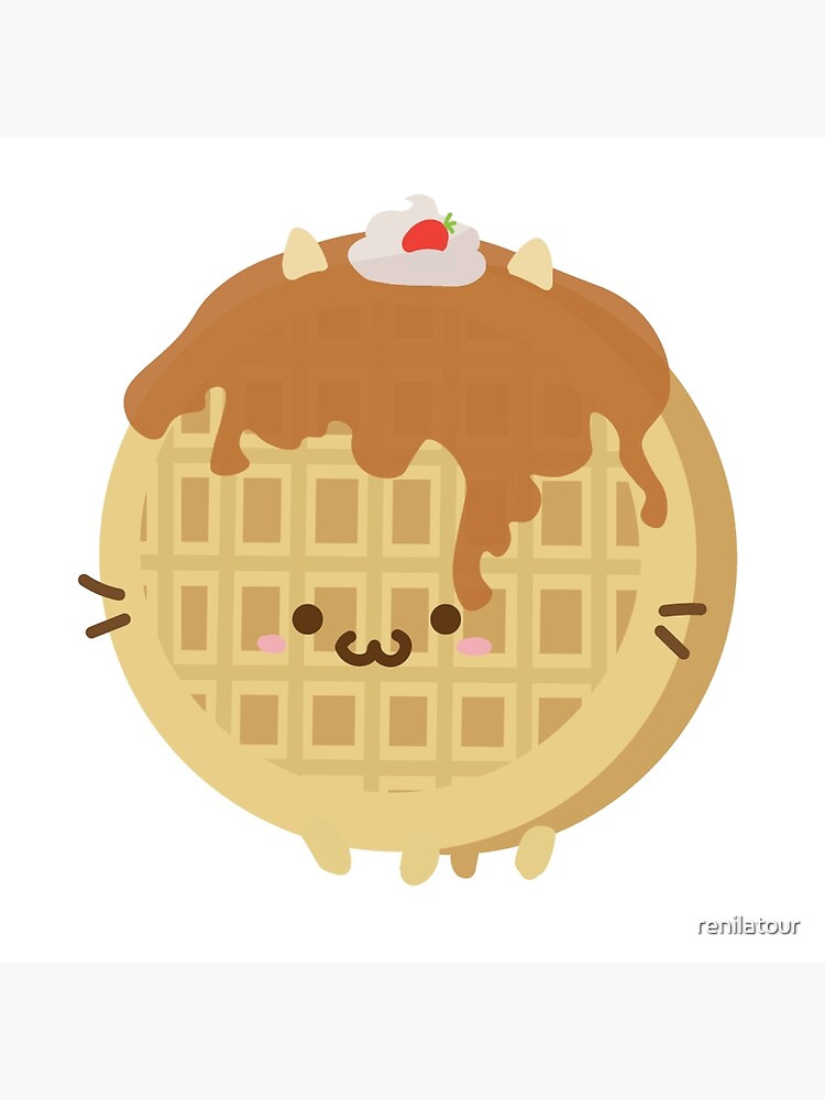 Waffie the Waffle Cat | Art Board Print