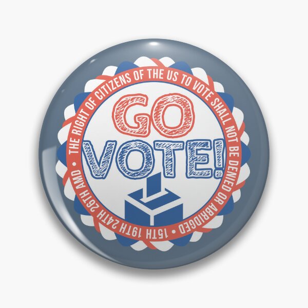 Item preview, Ballot Box Go Vote! RedBlue, Ribbon designed and sold by bfwilson.