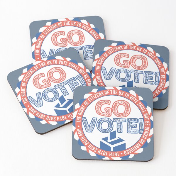 Item preview, Ballot Box Go Vote! RedBlue, Ribbon designed and sold by bfwilson.