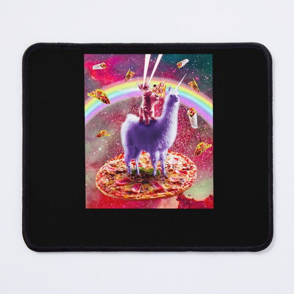Item preview, Laser Eyes Outer Riding On Llama Unicorn Hoodie designed and sold by DemerathQuartz.
