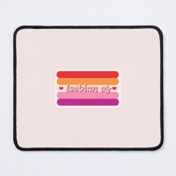 Item preview, LGBTQIA+ Pride Lesbian Af Name Tag designed and sold by socialbylindsay.