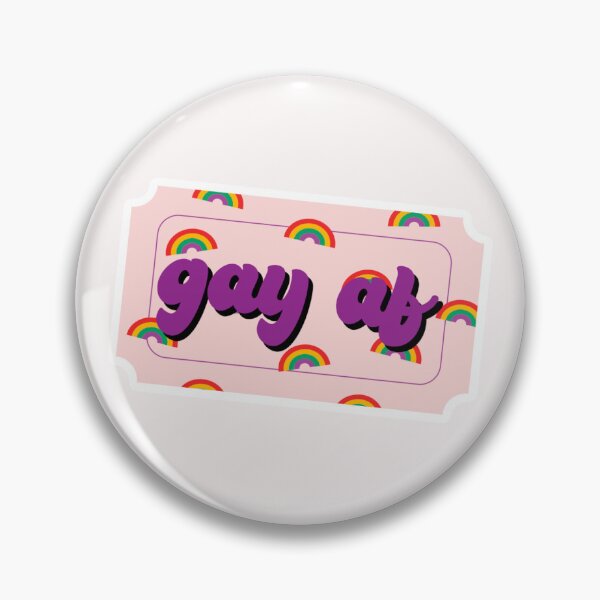 Item preview, LGBTQIA+ Pride Gay AF Ticket designed and sold by socialbylindsay.