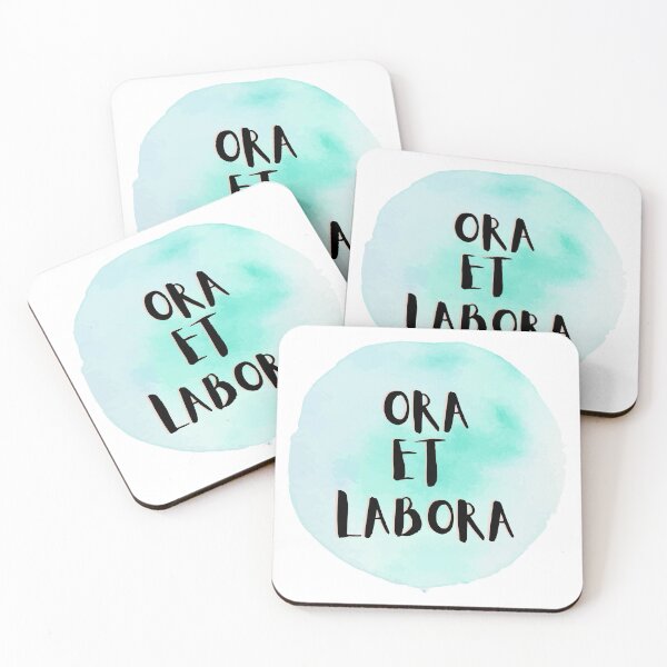 Item preview, Ora et Labora - Pray and Work Rule of St. Benedict designed and sold by IceCreamMuseum.