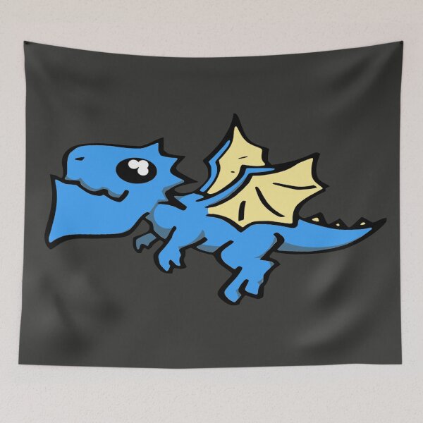 Artikelvorschau, Niedliches Baby BLAUER DRACHE kawaii entworfen und verkauft von SweetPeasBoatTs.