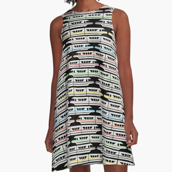 Please stand clear of the door ways A-Line Dress
