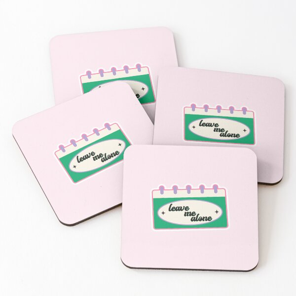 Item preview, Leave Me Alone Name Tag designed and sold by socialbylindsay.