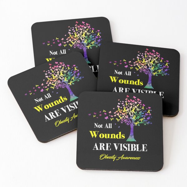 Item preview, Not All Wounds Are Visible Obesity Awareness designed and sold by Hatjar.