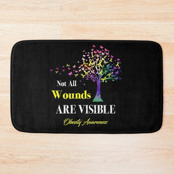 Item preview, Not All Wounds Are Visible Obesity Awareness designed and sold by Hatjar.